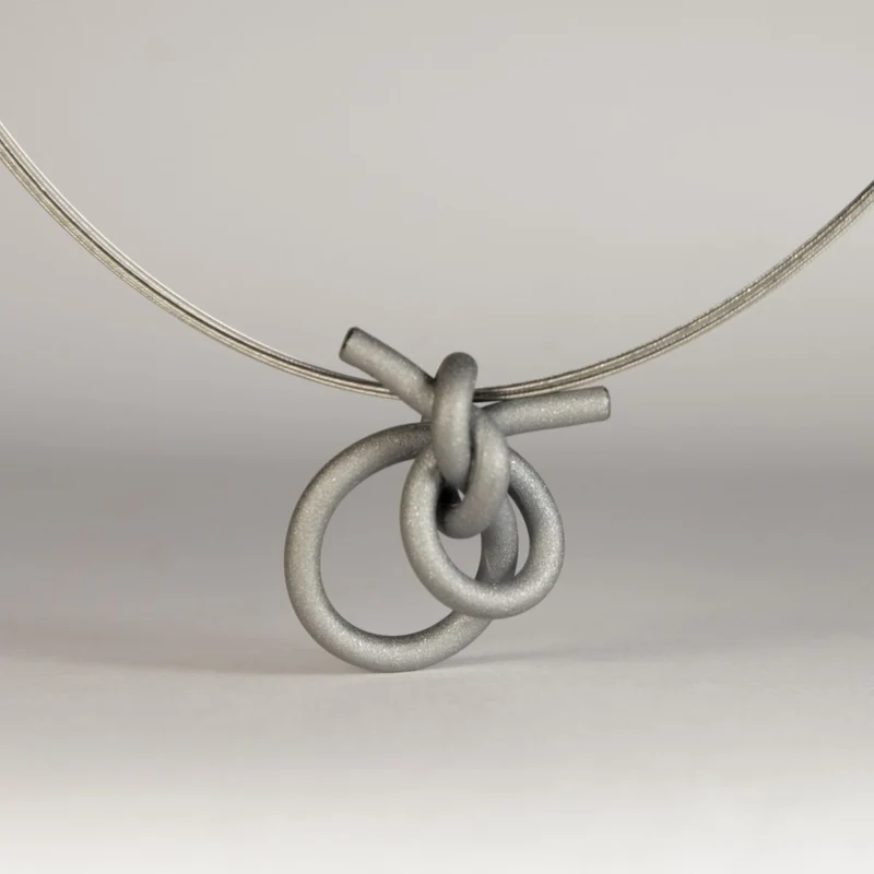 925er Silber Anhänger Knotenschmuck Schlaufen Knoten ANH-23