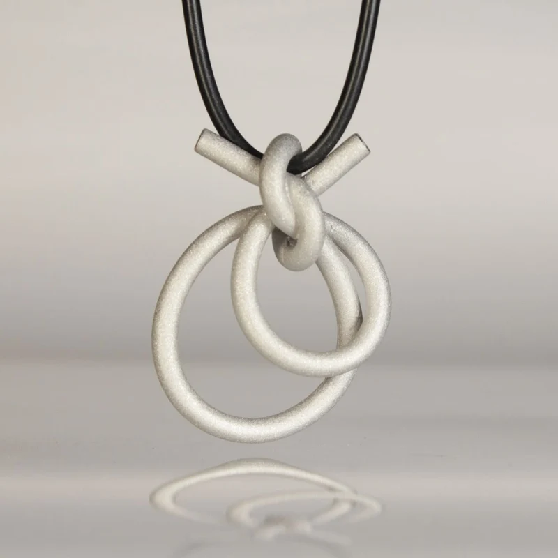925er Silber Anhänger Knotenschmuck Schlaufen Knoten ANH-22