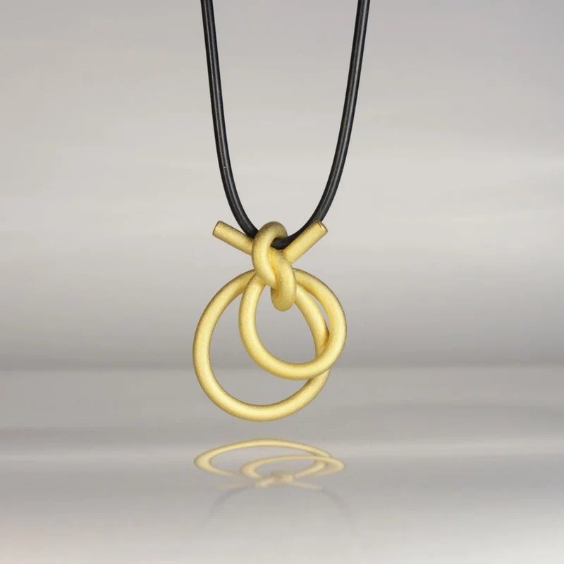 925er Silber Anhänger Knotenschmuck Schlaufen Knoten ANH-22