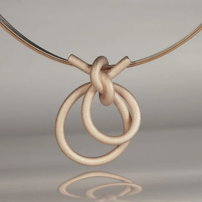 925er Silber Anhänger Knotenschmuck Schlaufen Knoten ANH-22