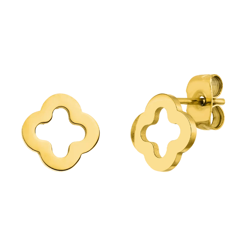 Clover Ohrstecker | 18K vergoldet