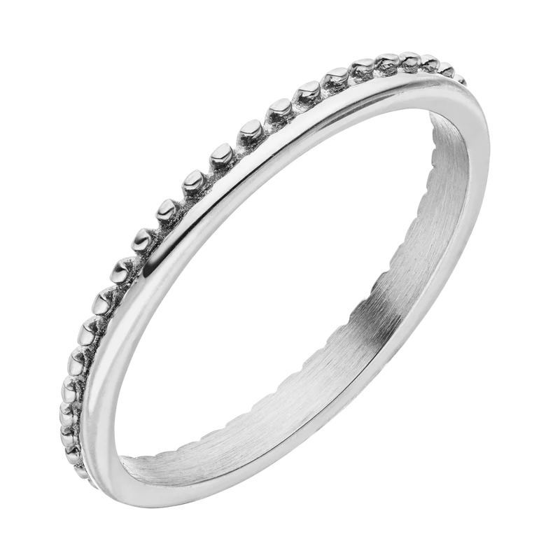 Half Dotted Ring | 18K vergoldet