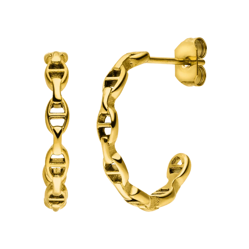 Prestige Creolen | 18K vergoldet