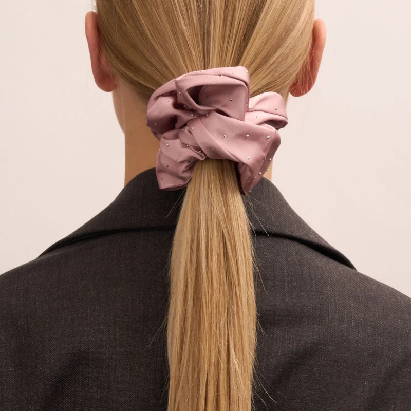 Pink Elegance Scrunchy