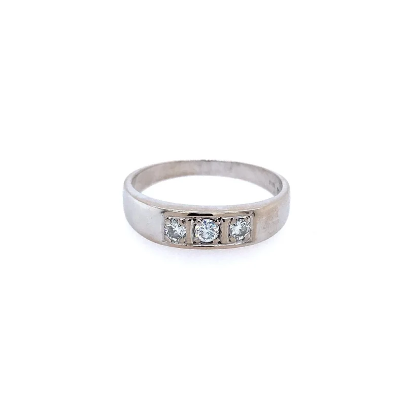 "Triologie" Ring Weissgold 750 mit Brillanten