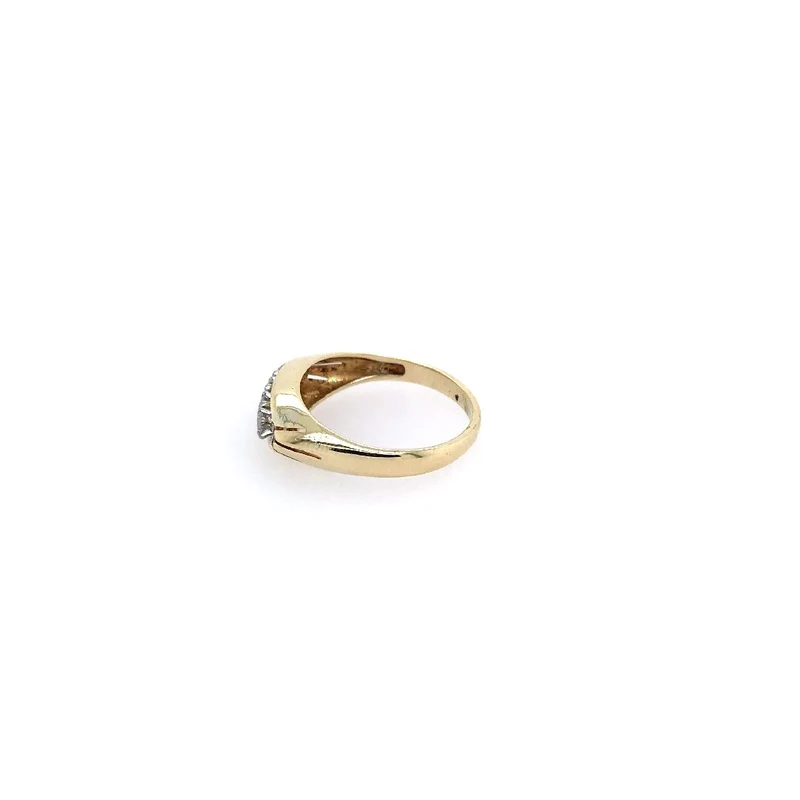 Ring Bicolor Gold 585 mit Brillanten