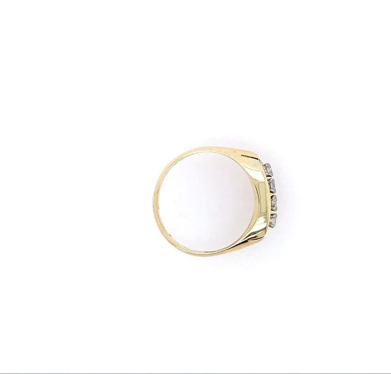 Ring Bicolor Gold 585 mit Brillanten