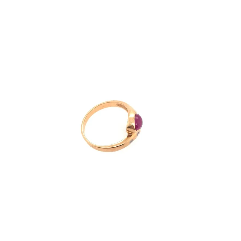 Ring Gelbgold 585 mit Saphir, Rubin & Brillanten