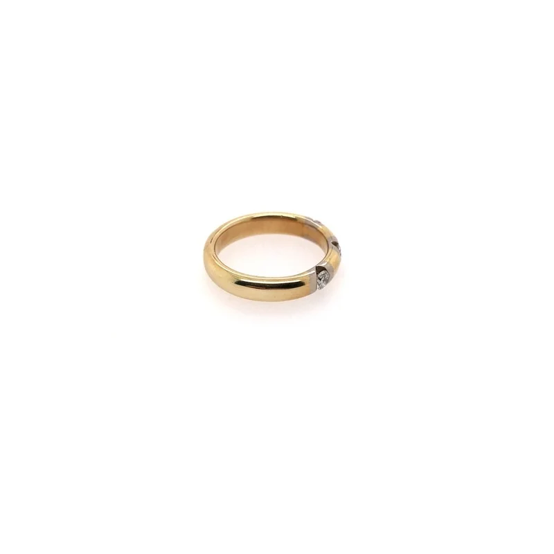 "Triologie" Ring Gelbgold 585 mit 3 Brillanten