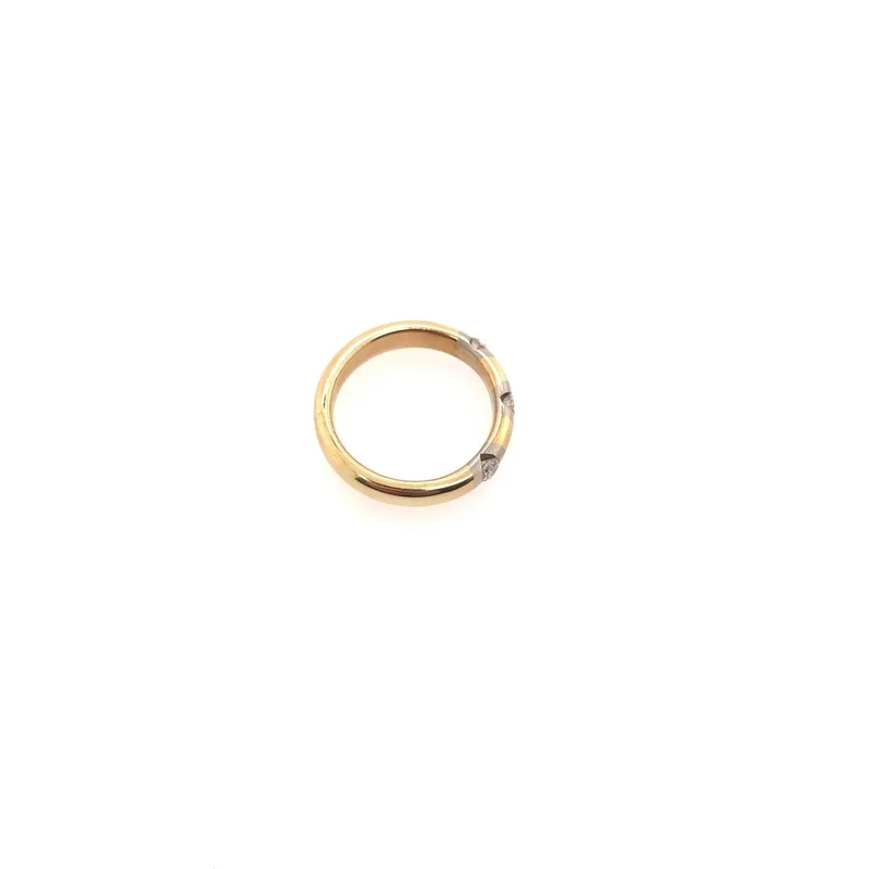 "Triologie" Ring Gelbgold 585 mit 3 Brillanten