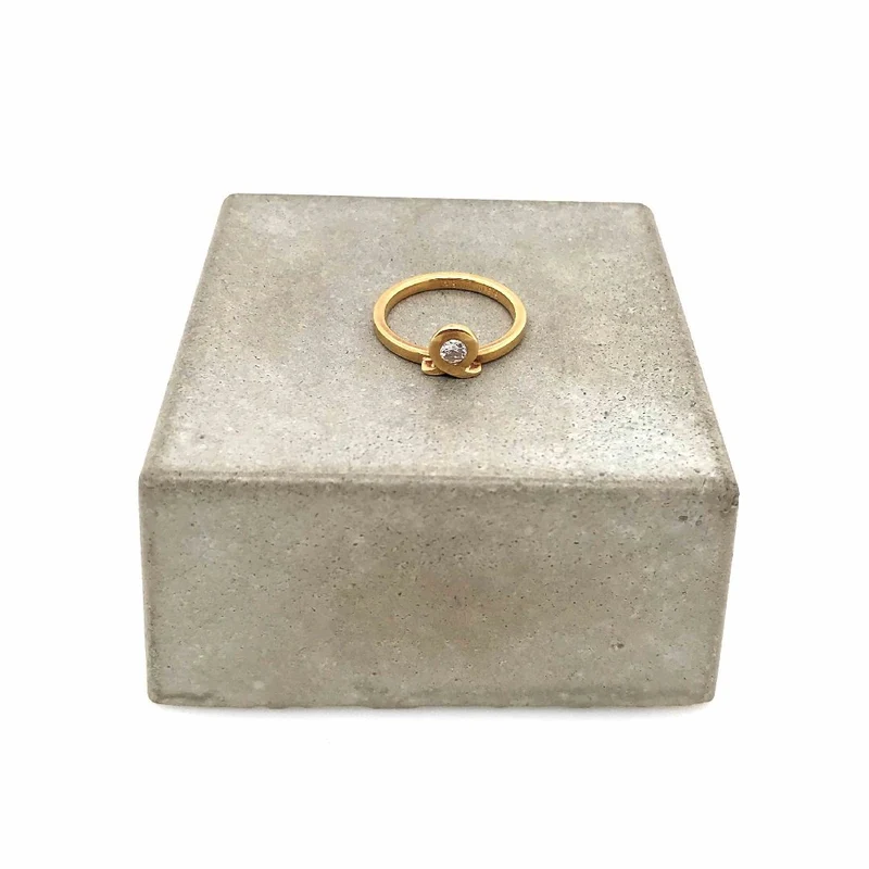 Ring Gelbgold 585 mit Brillant