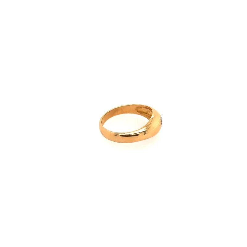 Ring Gelbgold 750 mit Brillant