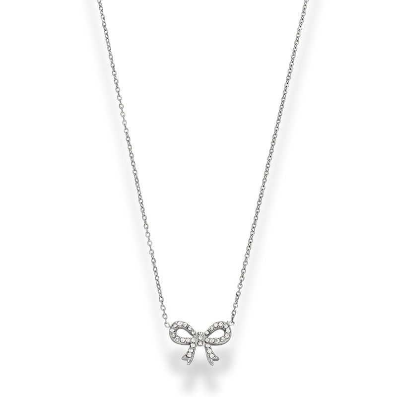 Pave Ribbon Kette 14K Vergoldet