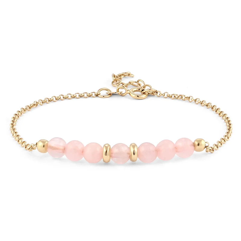 Armband Beads | Quarz (Rosé)