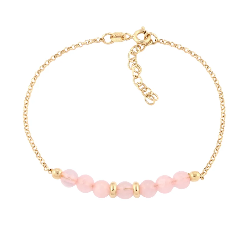 Armband Beads | Quarz (Rosé)