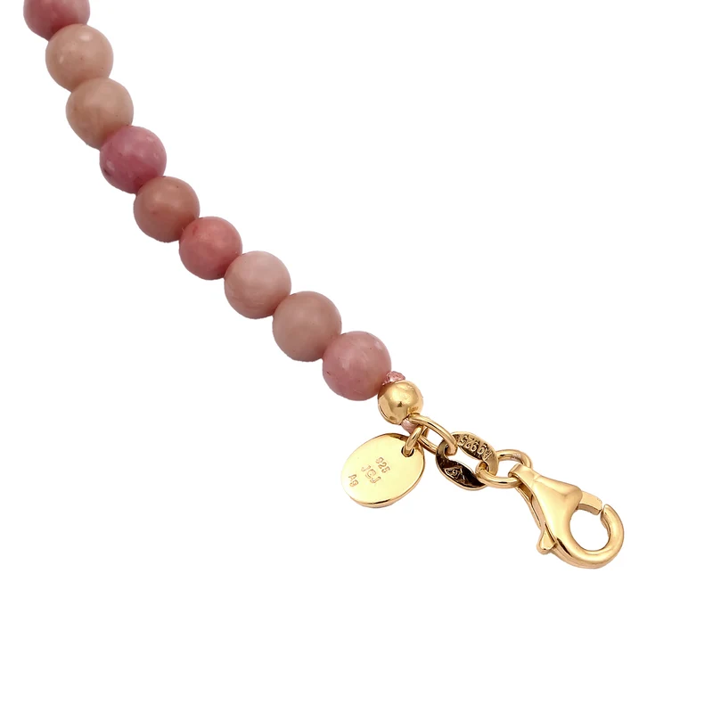 Halskette Beads | Rhodonit (Pink)