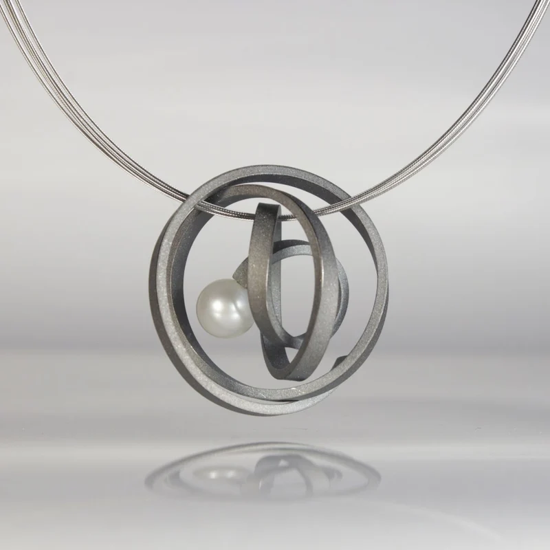 925er Silber Anhänger Knotenschmuck Kugel Knoten ANH-P11-Perle