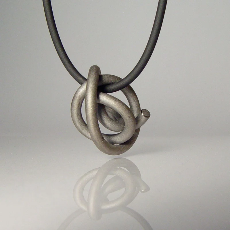 925er Silber Anhänger Knotenschmuck Kugel Knoten ANH-14
