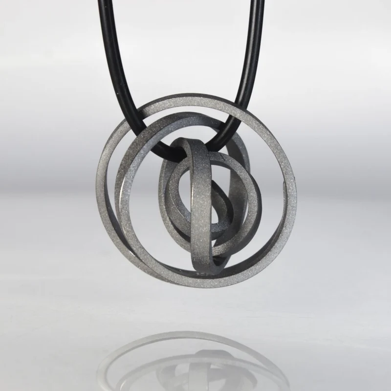 925er Silber Anhänger Knotenschmuck Kugel Knoten ANH-11