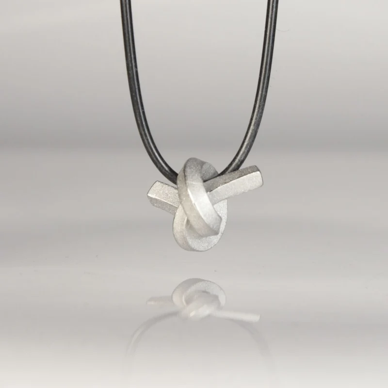 925er Silber Anhänger Knotenschmuck Mini Knoten ANH-18