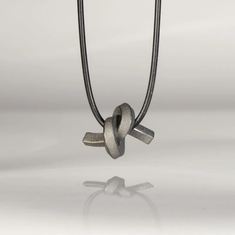 925er Silber Anhänger Knotenschmuck Mini Knoten ANH-18