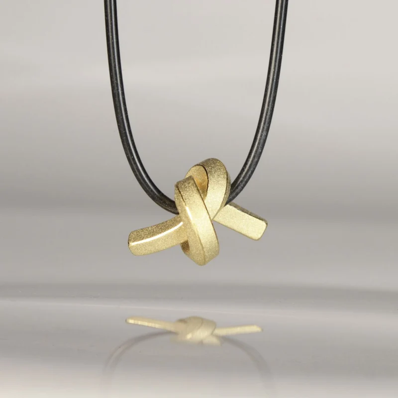 925er Silber Anhänger Knotenschmuck Mini Knoten ANH-18