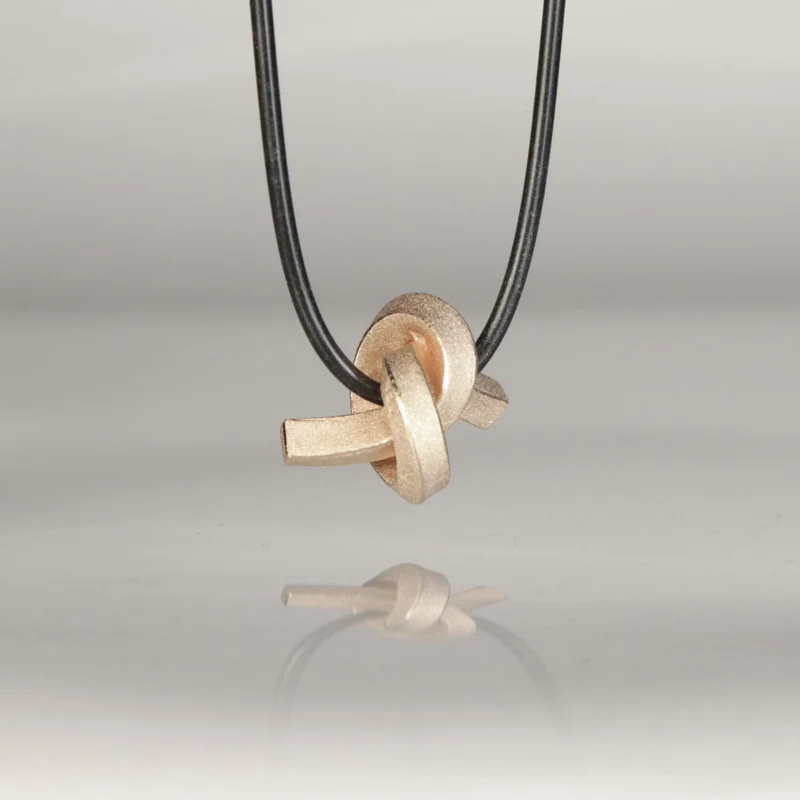 925er Silber Anhänger Knotenschmuck Mini Knoten ANH-18