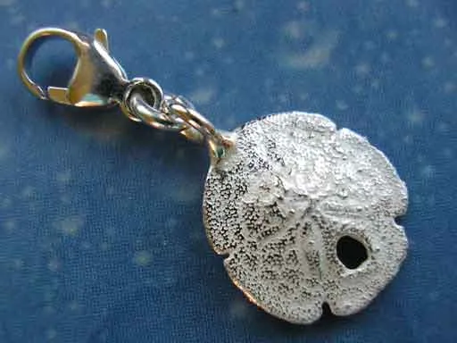 Sanddollar xxxs Charms mit Karabiner