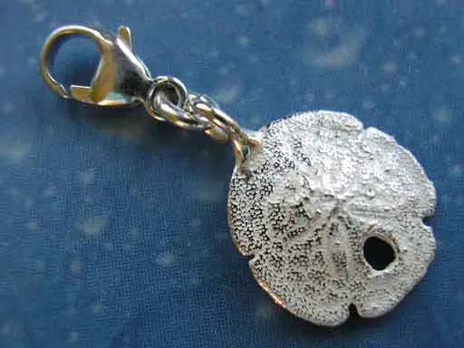 Sanddollar xxs Charms mit Karabiner