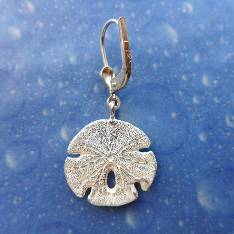 Sanddollar Silber Schmuck Ohrhänger