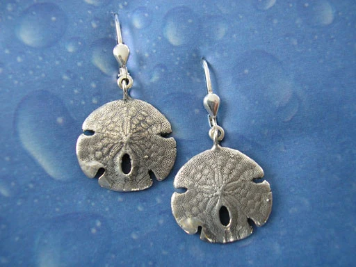 Sanddollar Silber Schmuck Ohrhänger
