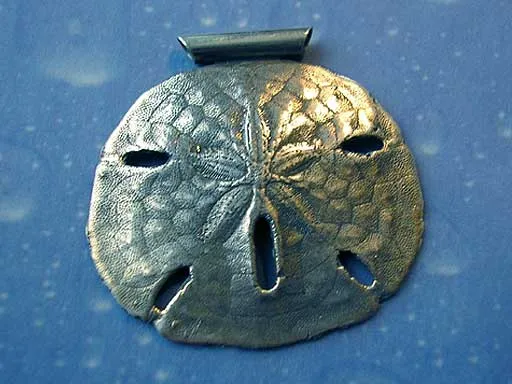 Sanddollar Silber Anhänger m