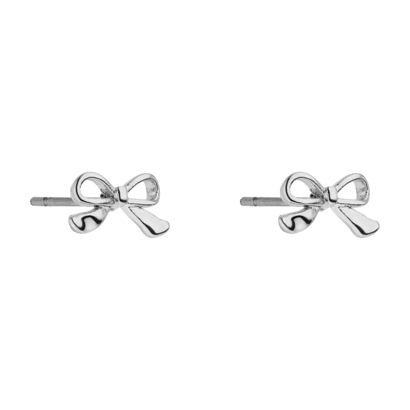 Tiny Ribbon Ohrstecker 14K Vergoldet