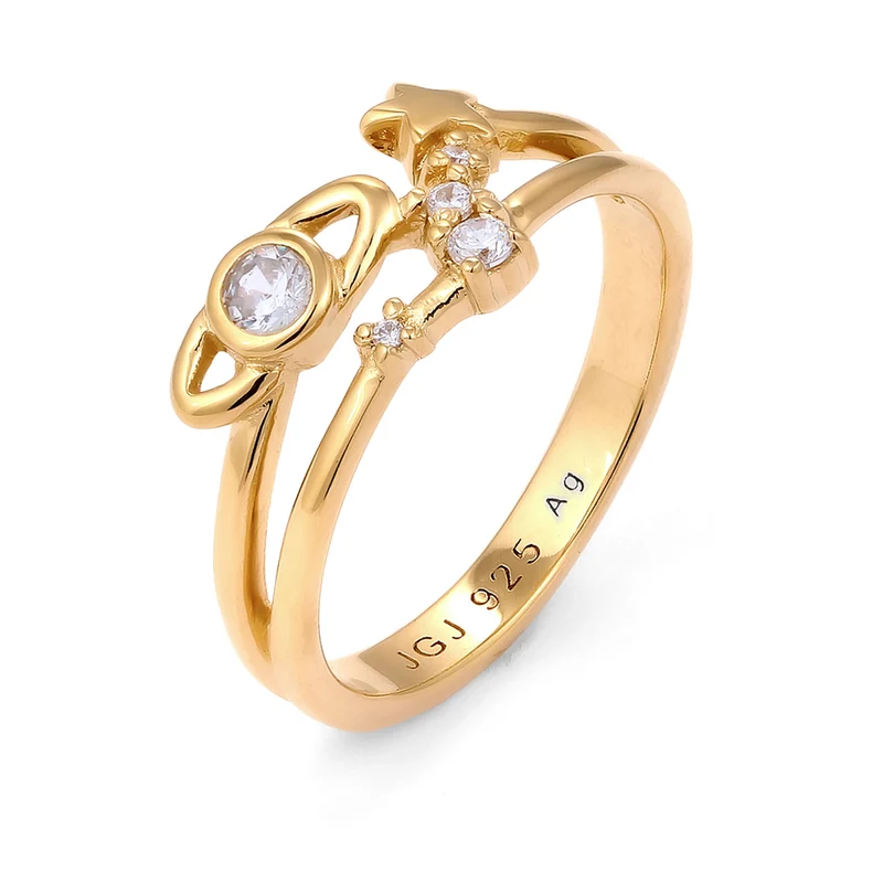 Ring Astro | Zirkonia (Weiß)