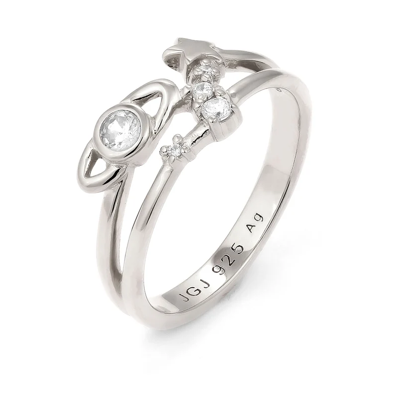 Ring Astro | Zirkonia (Weiß)