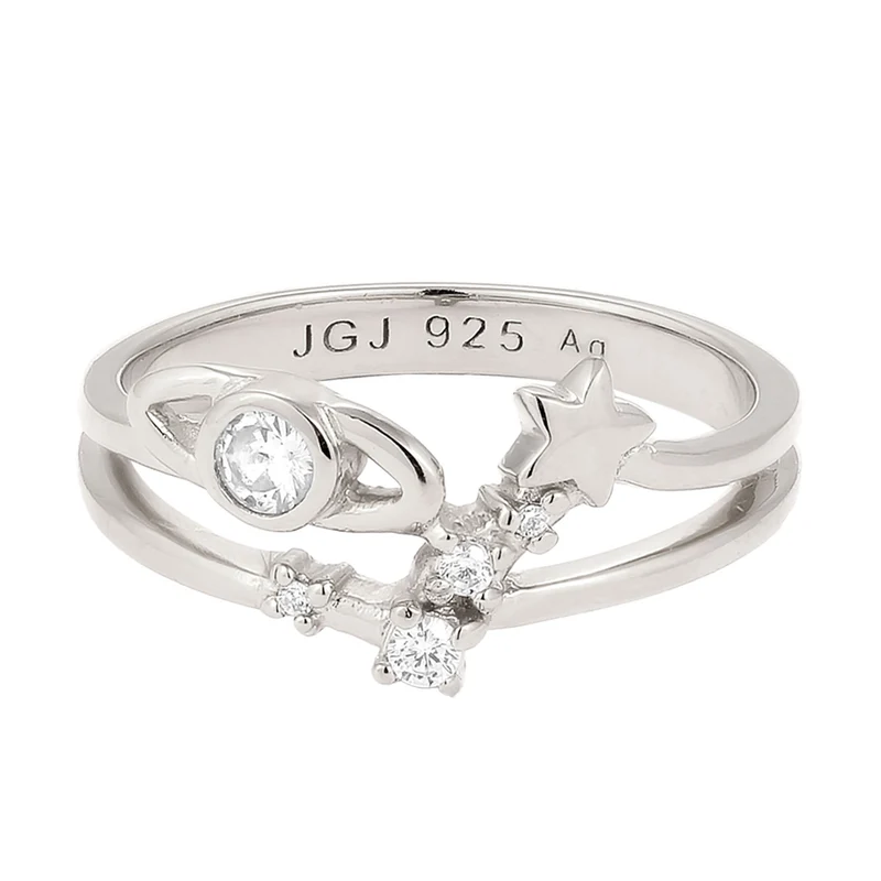 Ring Astro | Zirkonia (Weiß)