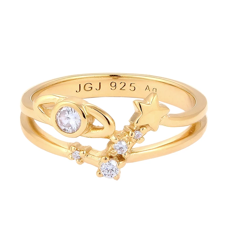 Ring Astro | Zirkonia (Weiß)
