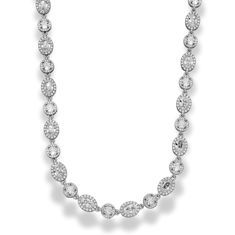 Crystal Victoria Kette 14K Vergoldet