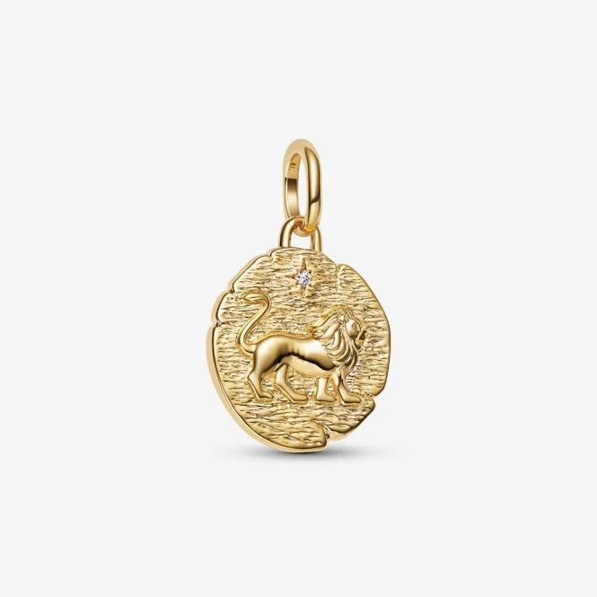 ME Gold Lion Medallion Charms