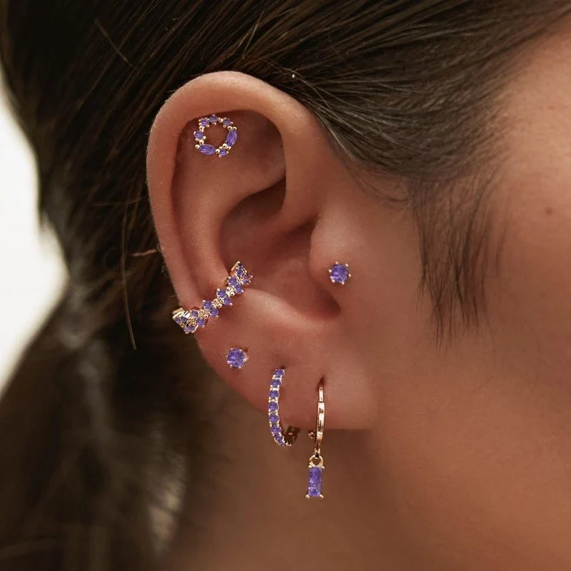 Naomi Pave Earcuff Gold