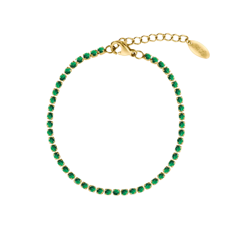 Hi-Life Tennis Armband 14K Vergoldet