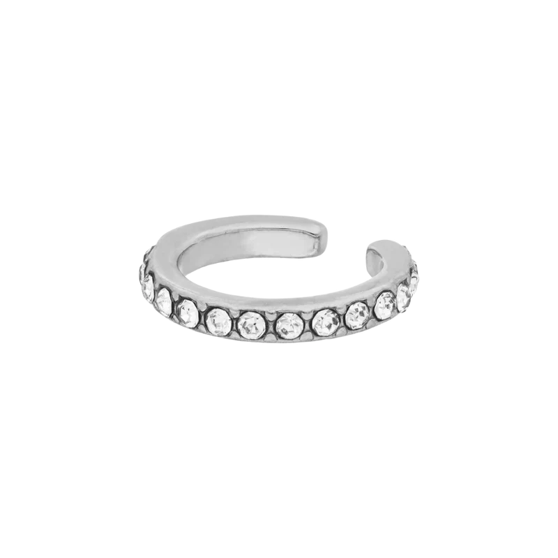 Pave Huggie Earcuff