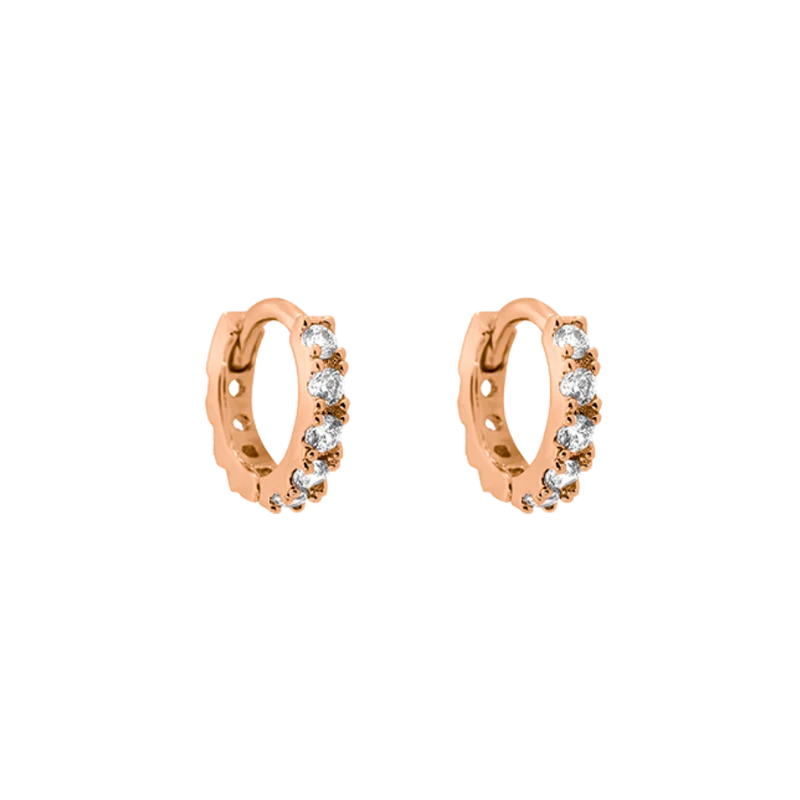 Mini Huggie Hoop Ohrringe Gold