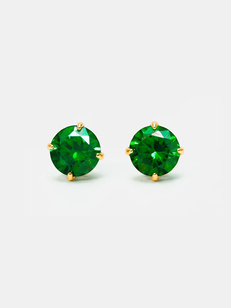 Crystal Delight Green Stub-Ohrringe