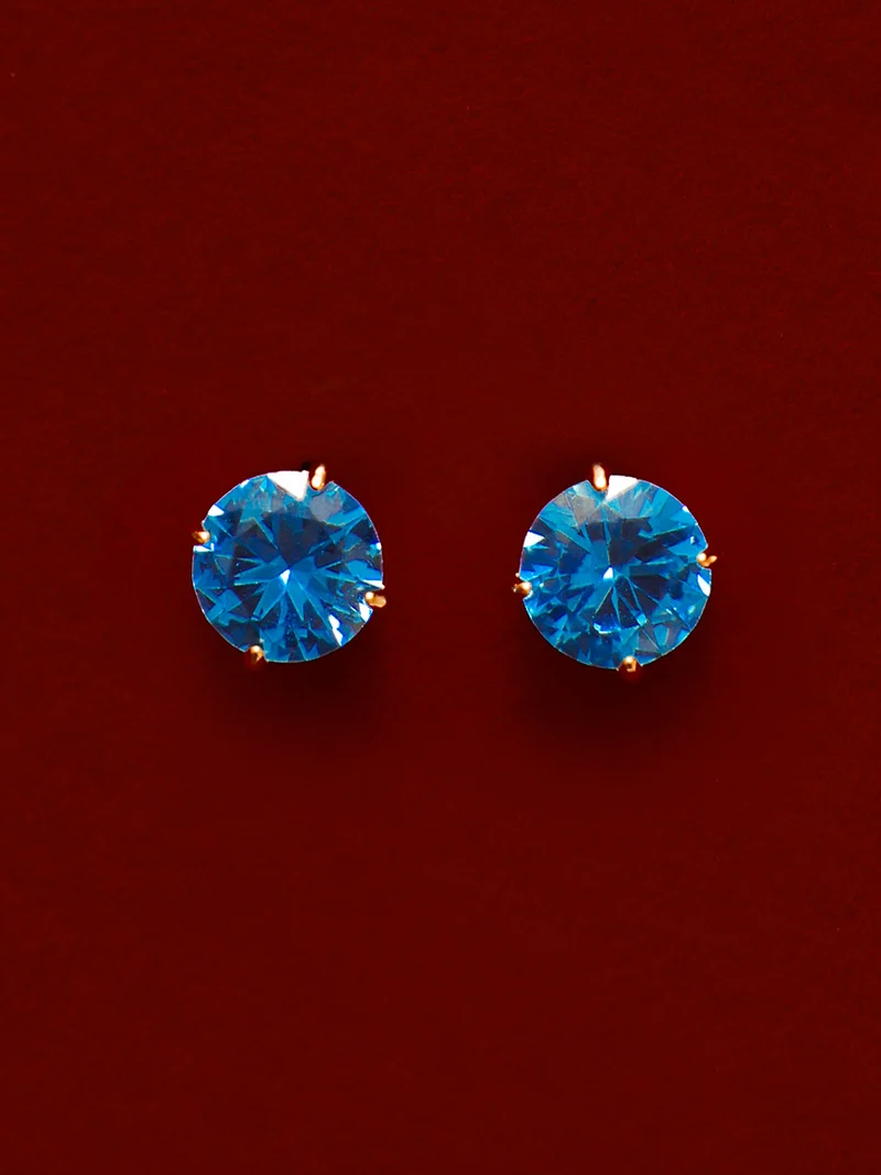 Crystal Delight Dark Blue Stub-Ohrringe