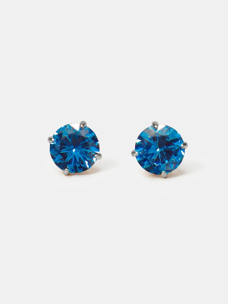 Crystal Delight Dark Blue Stub-Ohrringe