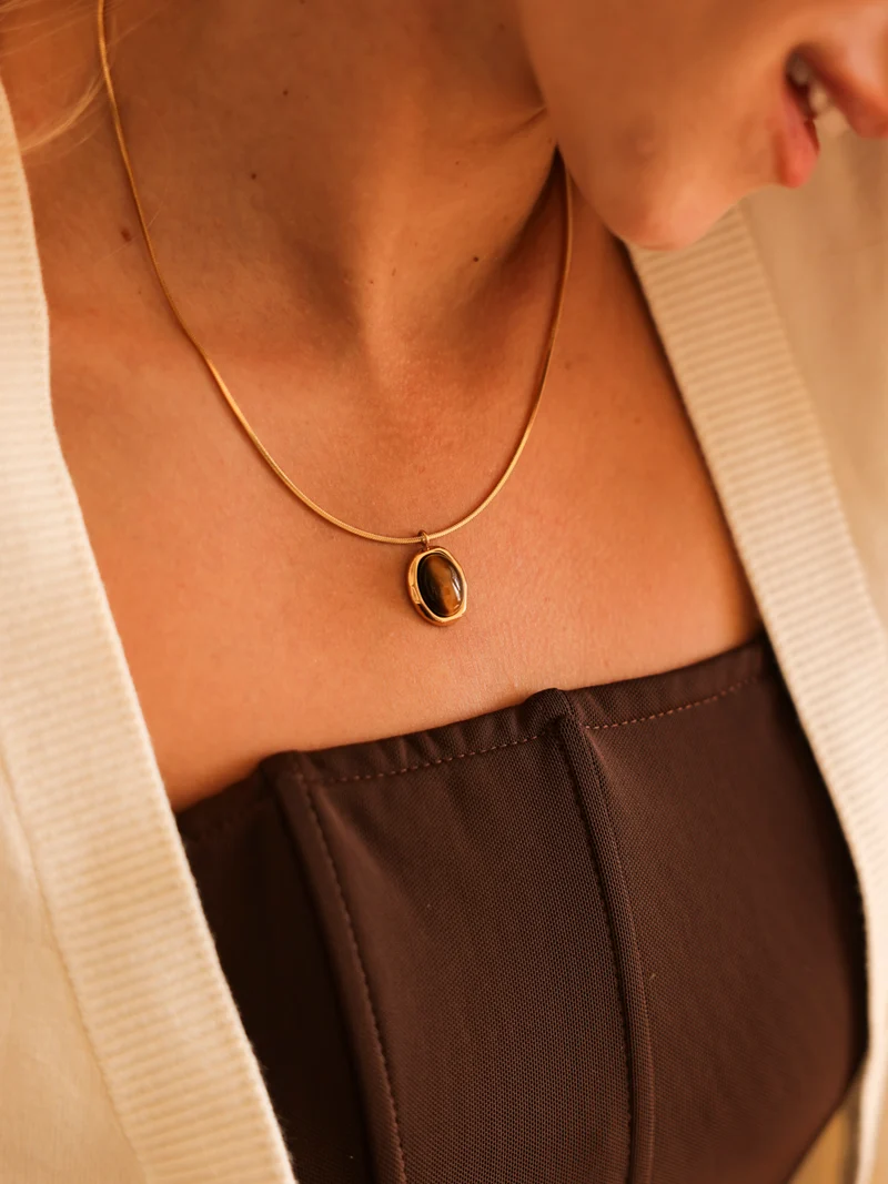 Echoing Dream Tiger's Eye Kette