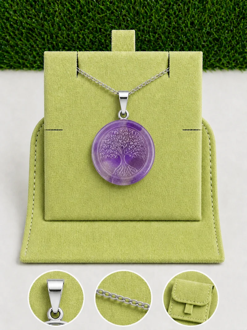 Silberfarbene Symbol-Anhängerbox - 50 cm (Kette + Öse + Box)