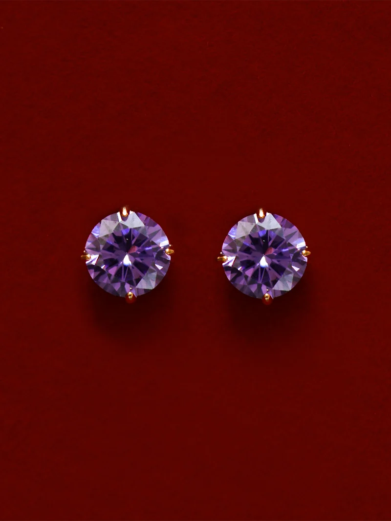 Crystal Delight Purple Stub-Ohrringe