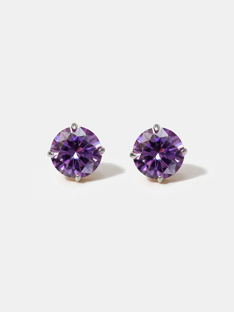 Crystal Delight Purple Stub-Ohrringe